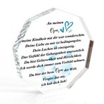 Anne için Anneler Günü Hediyesi, Büyükanne Hediyesi, Babalar Günü Hediyesi, Baba, Büyükbaba, Doğum Günü, Anne, Büyükanne, Akril Masa Süsü, Kağıt Ağırlığı, Hediye Fikirleri (Büyükbabama),