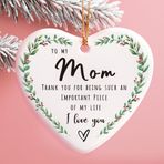 Anne için Hediyeler Kızımdan Doğum Günü, Oğul, Seni Seviyorum Anne Seramik Süsleme, Anne Emeklilik Hediyesi için Sevimli Anne Hediyesi, Anne için Noel Eşyaları