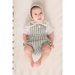 Anne Kaz Nakışlı Müslin Bebek Salopet - Mint - 1 - 1,5 Yaş