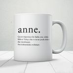 Anne Kelime Anlamı Baskılı Anneler Günü Hediyelik Kupa
