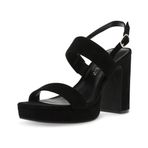Anne Klein Zaya Siyah Topuklu Kadın Sandalet