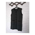 anne moda ankara kışlık çelik örme, düğmeli ,triko, uzun yelek