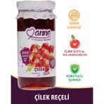 Anne Şeker İlavesiz Çilek Reçeli 300 gr (Elma Suyu İle Tatlandırılmıştır, Koruyucu içermez)