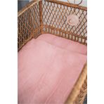 Anne Sesi Bürümcük Müslin Bebek Nevresim Takımı 70x110 Cm %100 Organik Pamuk 15 Cm Yatak Yüksekliği (PUDRA)