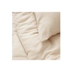 Anne Sesi Bürümcük Müslin Bebek Nevresim Takımı 70x110 Cm %100 Organik Pamuk 15 Cm Yatak Yüksekliği(CAPPUCİNO)