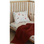 Anne Sesi Müslin Lastikli Çarşaf Seti 70x110 Cm %100 Organik Pamuk +15 Cm Yükseklik,Park Yatak ve Beşik Uyumlu
