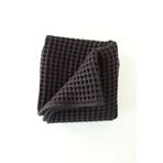 Anne Sesi Waffle Bebek Battaniyesi %100 Pamuk - 75x80 Cm - Kundak , Havlu Ve Çok Amaçlı Kullanım - Siyah