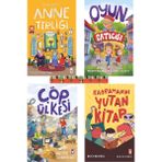 Anne Terliği / Kahramanını Yutan Kitap / Çöp Ülkesi / Oyun Satıcısı (4 Kitap)