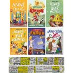Anne Terliği / Şampiyon Altın Ayak / Ayvayı Yedik / Naneyi Yedik / Gizemli Robot / Kayıp Çilek / 6 Kitap Set (Matematik Öğreten Cetvel)