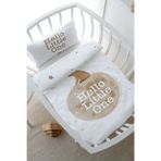 Anne Yanı Beşik Nevresim Takımı (60x100) - Pure Baby Serisi - Hello Bear