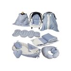 annebebektasarım Babynest Puset Içi Set Araba Minderi Emzirme Örtüsü Ve Minderi Beşik Içi Nevresim Takımı 15 Li Set