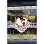 Anneler Günü Cam Vitrin Sticker, Kutlu Olsun Anne Temalı Dekoratif Folyo Çıkartma