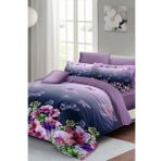 Anneler Günü Çift Kişilik Nevresim Takımı Özel Dokuma Pamuk Saten Butterflies Dream