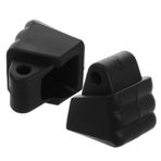 Anneome 2 Paten Durdurucu Paten Tıkacı Standart Fren Balatası Güvenlik Topuk Siyah Pvc