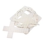 Anneome 5 Adet ahşap çelenk çerçevesi minimalist kasnak çelenk DIY yılbaşı dekoru Tatil Ev Dekoru noel çember yüzükler bitmemiş el sanatları DIY ahşap süsler Düğün Çember Yüzükleri Beige