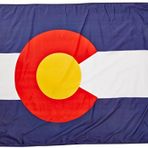 Annin Flagmakers Colorado Eyalet Avlu Bayrağı ABD - Resmi Devlet Tasarım Özelliklerine Göre Üretilmiştir, (Model 140670)