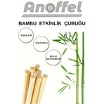 Anoffel Ahşap Bambu Çöp Şiş Hobi Ve Etkinlik Malzemesi 7 Mm 50 Cm 19 (ADET)
