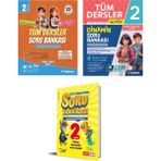 Anonim Kırmızı Beyaz Tudem 2. Sınıf Tüm Dersler Soru Bankası Seti 3 Kitap
