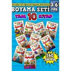 Anonim Okul Öncesi Süper Etkinlik Boyama Seti (3-6 Yaş) 10 Kitap