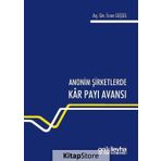Anonim Şirketlerde Kar Payı Avansı - Ercan Geçgel