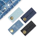 Anrbb 4 adet pantolon kemeri genişletme düğmeli bel, kot, pantolon, etek ve hamile kıyafetleri için ayarlanabilir bel uzatması, elastik bel genişletici, düğme uzatma, komfor için 4 renkte