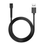 Anrom Wahl Magic Clip Senior Detailer Sterling-4 için Yedek Şarj Kablosu USB Tasarımcı Akülü Makas, Wahl 8164 Finale ve Vanish Tıraş Makinesi için Şarj Kablosu 1,0 m