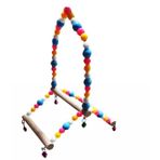 Ans Boncuklu Tünekli Salıncak Kuş Oyuncağı 14-14cm