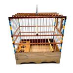 ANS El Yapımı Ahşap Kuş Kafesi 19*28*30cm