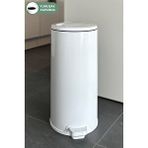 Ansan Cigo Pedallı Çöp Kovası 20Lt Beyaz