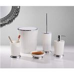 Ansan Primanova M-SA18-01 Nely Sıvı Sabunluk Beyaz Krom