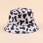 Anself Unisex Kova Şapka Panda İnek Çift Taraflı Paketlenebilir Geniş Ağızlı Balıkçı Seyahat Plaj Tatilleri için Caps