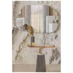 Ant Home Asimetrik Ayna, Dekoratif Ayna, 85X55 Cm Konsol Aynası, Dresuar Aynası, Tuvalet Aynası.