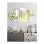 Ant Home Asimetrik Ayna, Konsol Aynası, Dresuar Aynası, Tuvalet Aynası, Şişecam Ayna 90X50cm