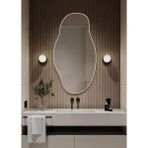 Ant Home ASIMETRIK75X40 Konsol, Dresuar, Tuvalet Aynası Ayna - Beyaz