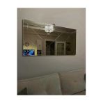 Ant Home Dekoratif Baklava Desenli Bizoteli Salon Aynası Ofis Aynası Konsol Aynası 120Cm X 60Cm