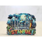 Antakya Yöresi Ahşap Istanbul Temalı Magnet - Model 2