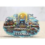 Antakya Yöresi Ahşap Istanbul Temalı Magnet - Model 3