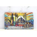 Antakya Yöresi Ahşap Istanbul Temalı Magnet - Model 7