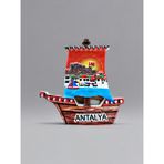 ANTALYA Temalı Kabartmalı Polyester Magnet Buzdolabı Süsü