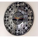 Antasya Tasarım Gümüş Hayat Ağacı Duvar Saati – 40 cm MDF Pleksi Dekoratif Saat
