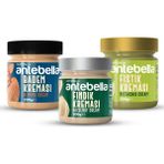 Antebella 3'lü Krema Paketi (Antep Fıstığı, Badem, Fındık) - 200 gr