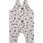 Antebies Organik Bej Kapitone Bebek Salopet - Gri - 9 - 12 Ay