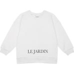 Antebies Organik Beyaz Kuş Baskılı Uzun Kollu Manşetli Kız Çocuk Sweatshirt - 9 - 10 Yaş