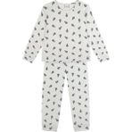 Antebies Organik Gri Yeşil Erkek Çocuk Pijama Takımı - 5 - 6 Yaş