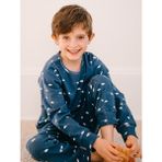 Antebies Organik Lacivert Kutup Ayısı Erkek Çocuk Pijama Takımı - 3 - 4 Yaş