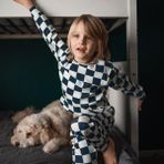 Antebies Organik Lacivert No Bad Days Desenli Beli Lastikli Uzun Kollu Erkek Çocuk Pijama Takımı - 7 - 8 Yaş