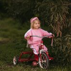 Antebies Organik Pembe Beyaz Beli Lastikli Bağcıklı Manşetli Kız Bebek Sweatshirt Eşofman Takımı - 6 - 9 Ay