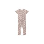Antebies Yaz Buketi Kısa Kollu Pijama Takımı Kadın/Kız Pembe 5-6 Yaş