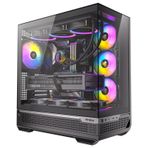 Antec C7 ARGB Mid-Tower E-ATX PC Kasası, 4x120mm ARGB Fan, Dikey GPU, Tip-C 10Gbps, 360mm Radyatör, Temperli Cam
