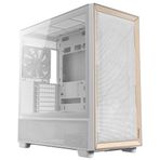 Antec Flux White Mid Tower 1x140mm 4x120mm Fanlı Ön Çerçeve Ahşap Beyaz Gaming (Oyuncu) Kasa